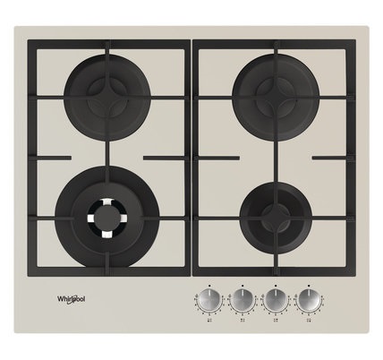 Whirlpool GOFL 629/S ezüst,beépíthető, gáz, főzőzóna: 4, beépíthető méret: 56cm, főzőlap