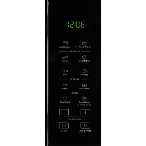 Whirlpool MWP 251 SB fekete mikrohullámú sütő