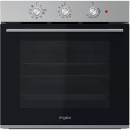 Whirlpool OMK38HU0X inox-fekete, beépíthető, sütőtér: 71 liter, grill, légkeverés sütő
