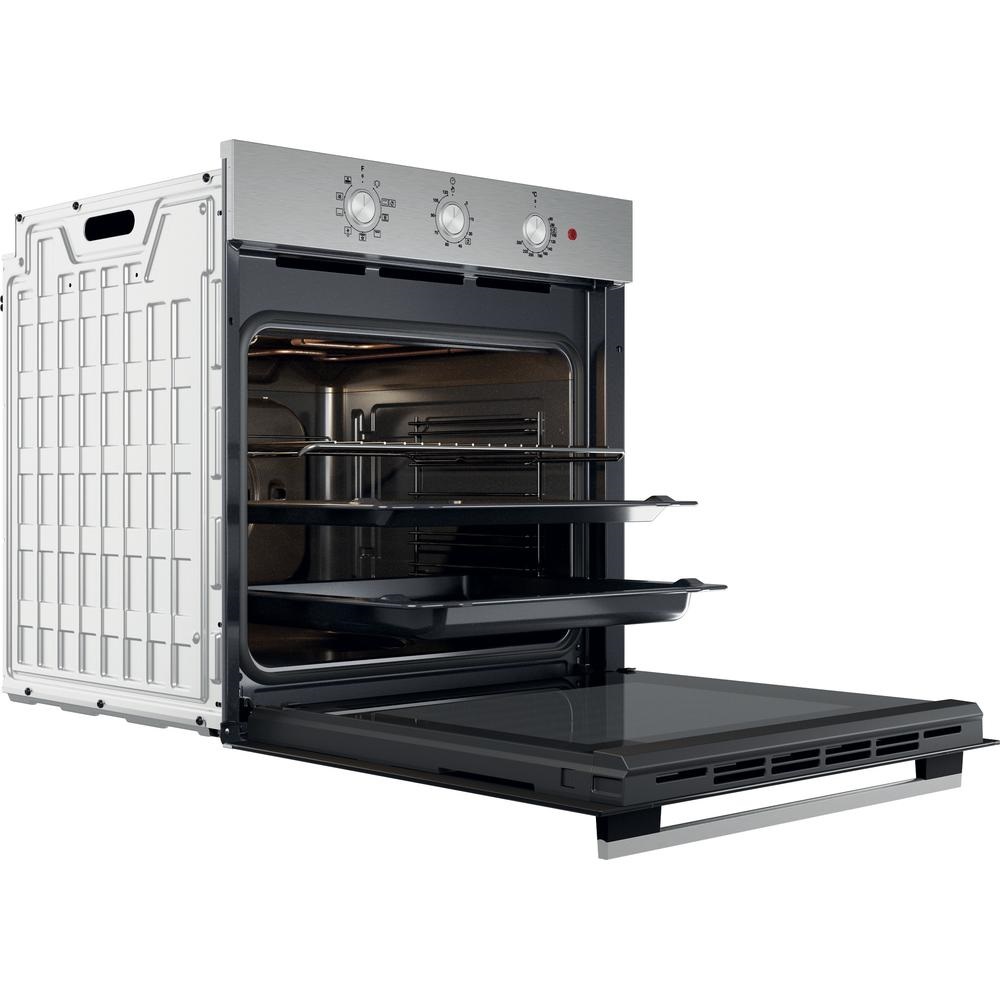 Whirlpool OMK38HU0X inox-fekete, beépíthető, sütőtér: 71 liter, grill, légkeverés sütő