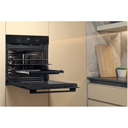 Whirlpool OMK58HU1B beépíthető fekete sütő