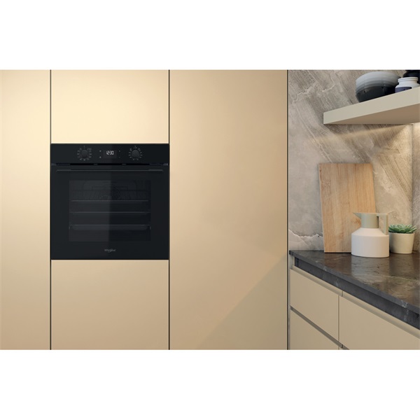 Whirlpool OMK58HU1B beépíthető fekete sütő