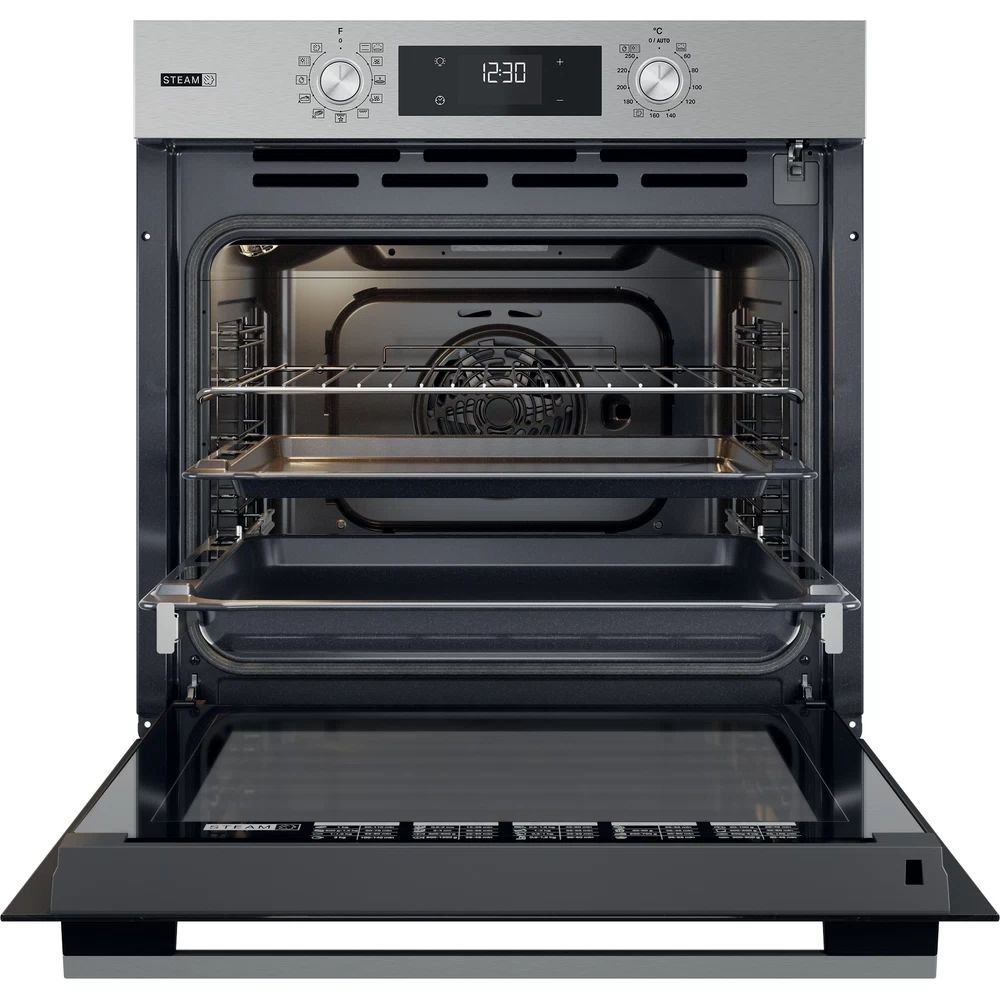 Whirlpool OMSK58RU1SX inox, beépíthető, sütőtér: 71L, grill, pirolitikus, sütő
