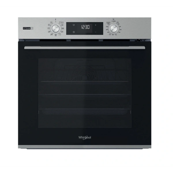 Whirlpool OMSK58RU1SX inox, beépíthető, sütőtér: 71L, grill, pirolitikus, sütő (Újszerű)