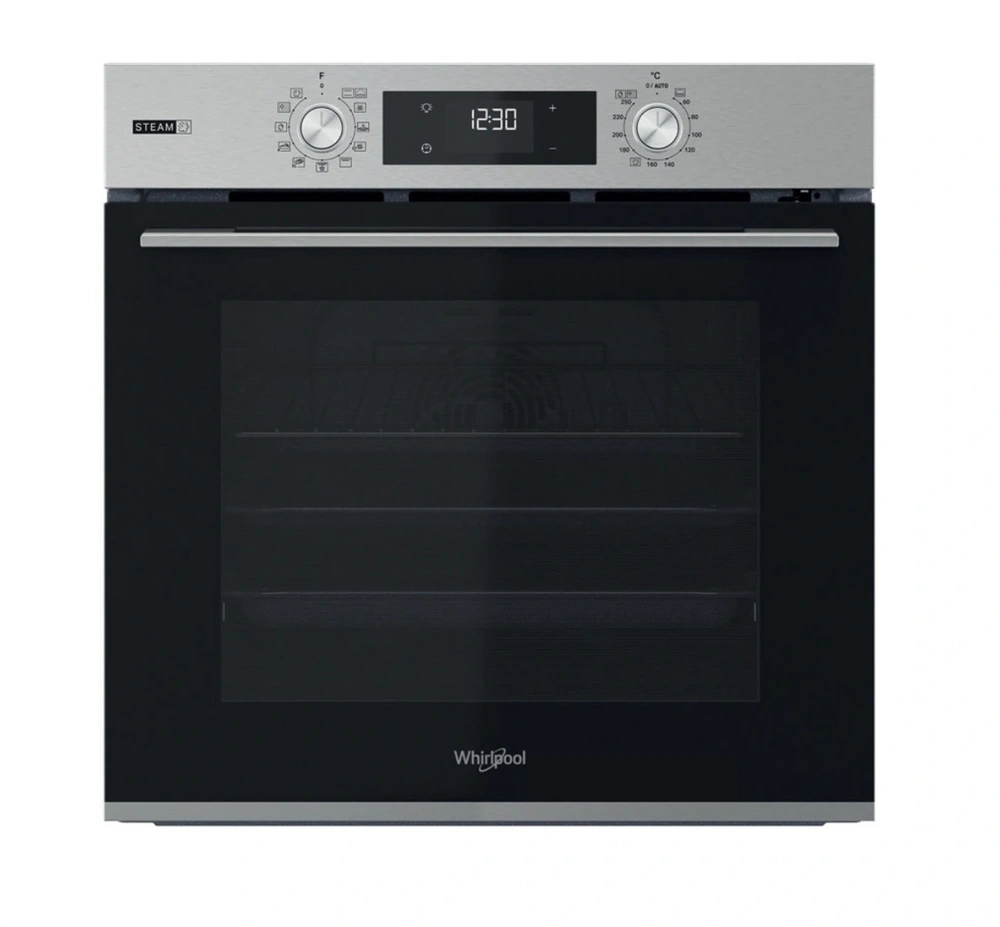 Whirlpool OMSK58RU1SX inox, beépíthető, sütőtér: 71L, grill, pirolitikus, sütő (Újszerű)