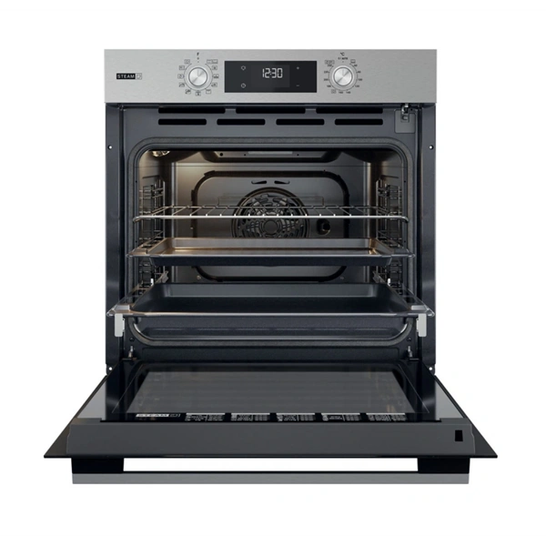 Whirlpool OMSK58RU1SX inox, beépíthető, sütőtér: 71L, grill, pirolitikus, sütő (Újszerű)