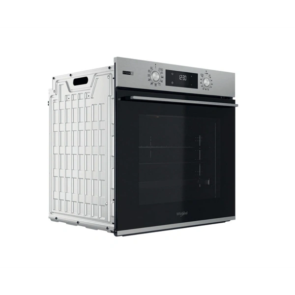 Whirlpool OMSK58RU1SX inox, beépíthető, sütőtér: 71L, grill, pirolitikus, sütő (Újszerű)