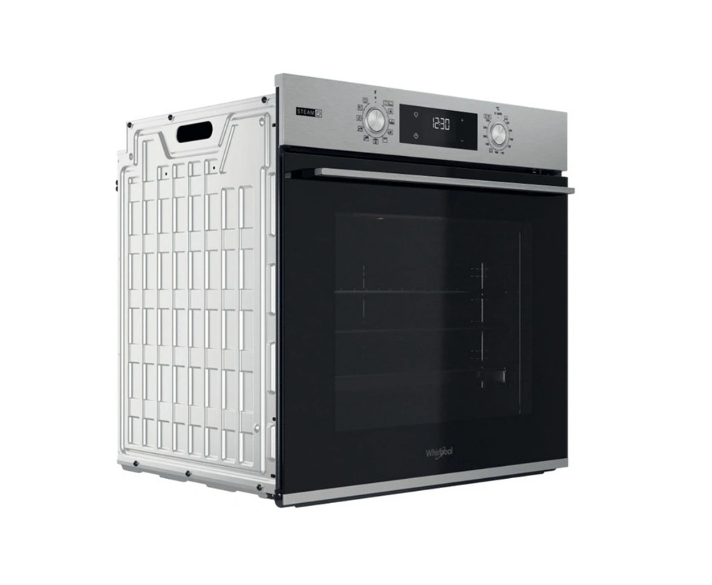 Whirlpool OMSK58RU1SX inox, beépíthető, sütőtér: 71L, grill, pirolitikus, sütő (Újszerű)