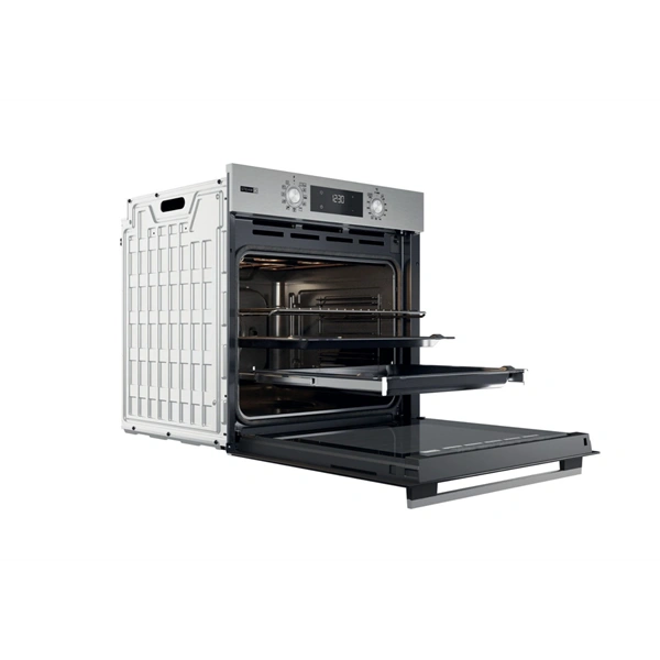 Whirlpool OMSK58RU1SX inox, beépíthető, sütőtér: 71L, grill, pirolitikus, sütő (Újszerű)