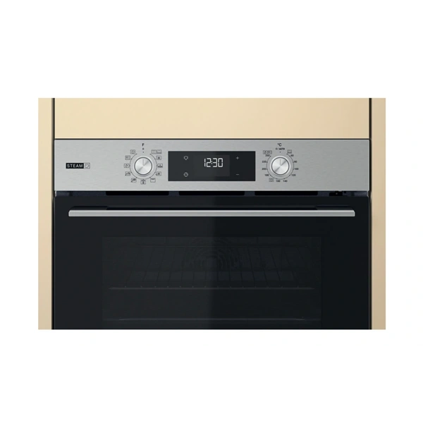 Whirlpool OMSK58RU1SX inox, beépíthető, sütőtér: 71L, grill, pirolitikus, sütő (Újszerű)