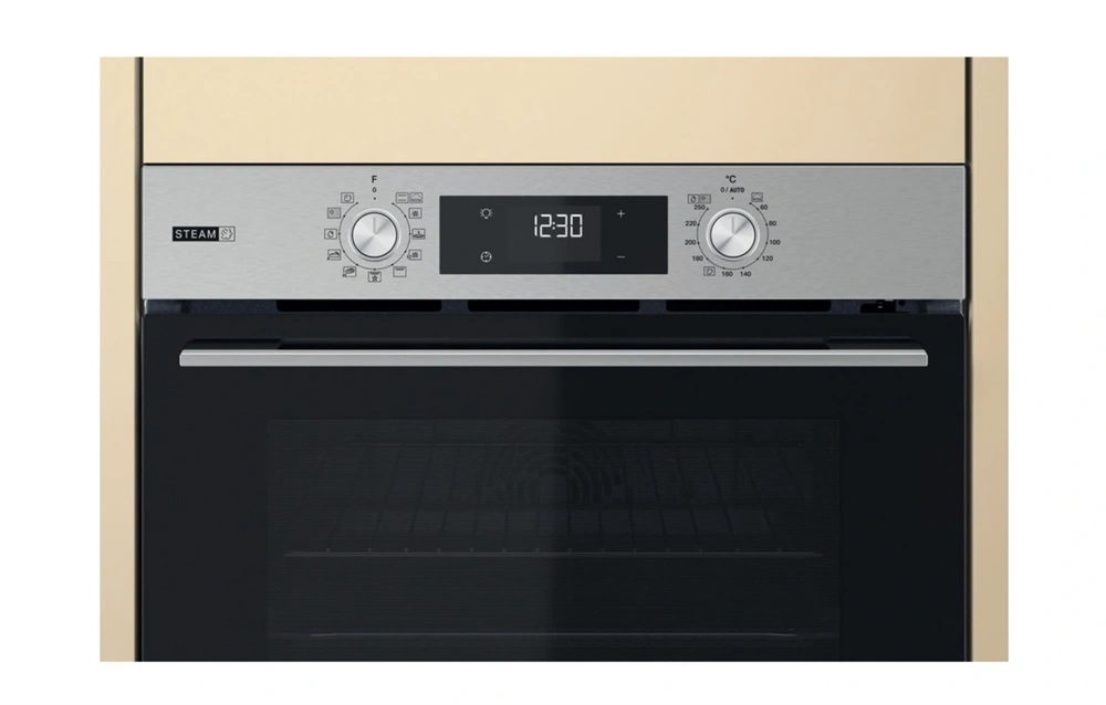 Whirlpool OMSK58RU1SX inox, beépíthető, sütőtér: 71L, grill, pirolitikus, sütő (Újszerű)