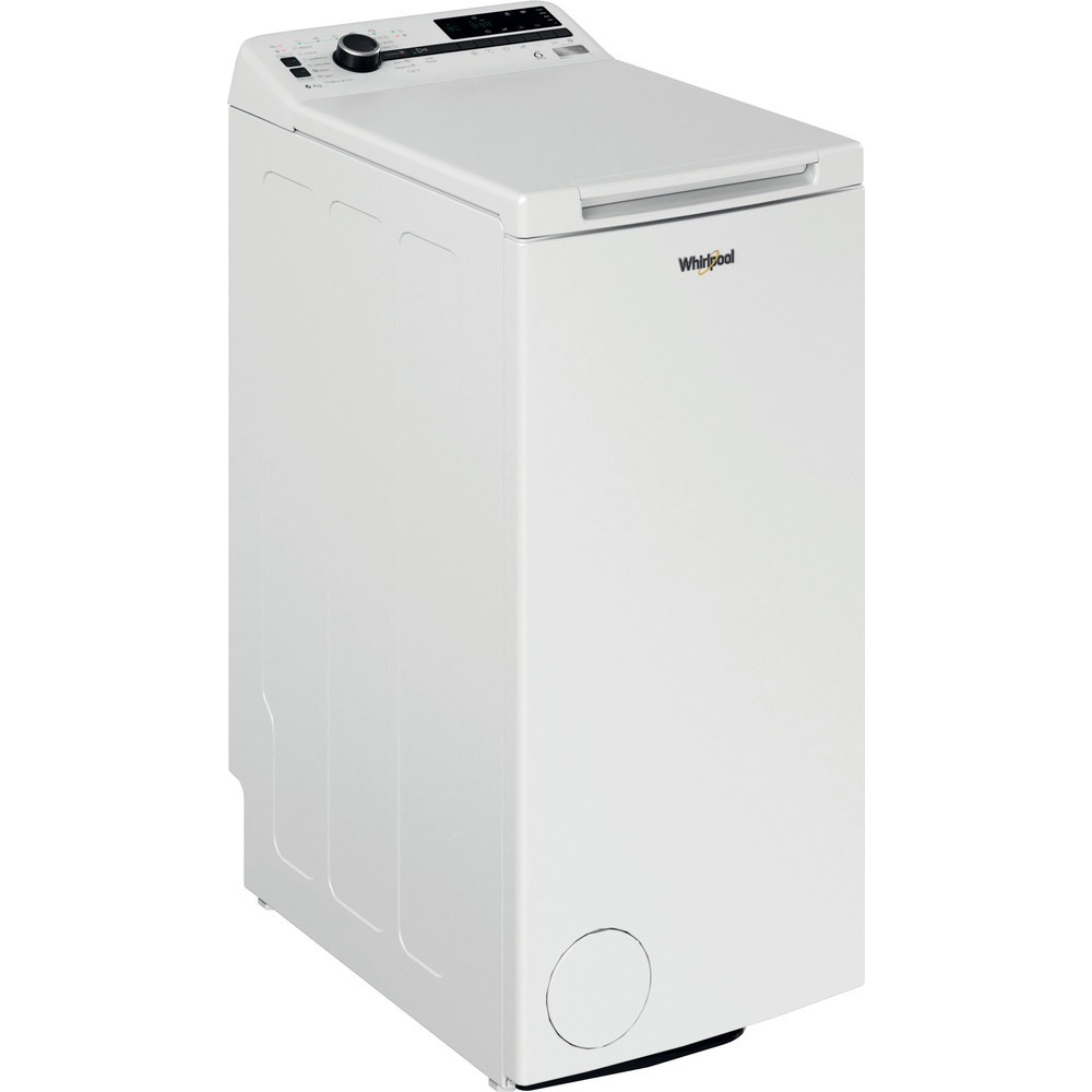 Whirlpool TDLRBX 6252BS EU fehér, felültöltős, max.1200ford., 6 kg, mosógép