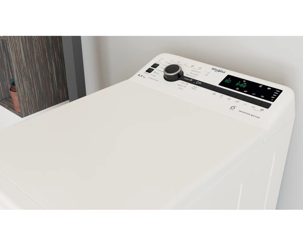 Whirlpool TDLRB 65241BS EU/N fehér, felültöltős, max.1200ford., 6 kg, mosógép