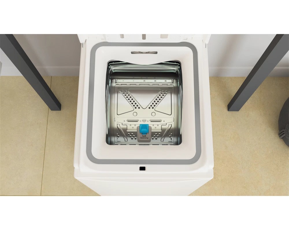 Whirlpool TDLRB 65242BS EU/N fehér, felültöltős, max.1200ford., 6,5 kg, mosógép