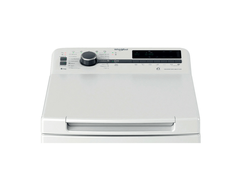 Whirlpool TDLRB 65261BS EU/N fehér, felültöltős, max.1200ford., 6 kg, mosógép
