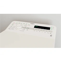Whirlpool TDLR 7220SS EU/N fehér, felültöltős, max.1200ford., 7 kg, mosógép (Újszerű)