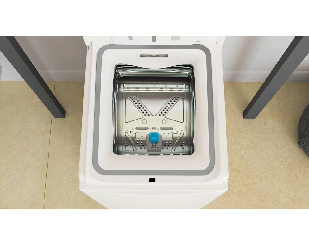 Whirlpool TDLR 7220SS EU/N fehér, felültöltős, max.1200ford., 7 kg, mosógép