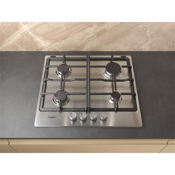 Whirlpool TKRL 660 IX beépíthető gáz főzőlap