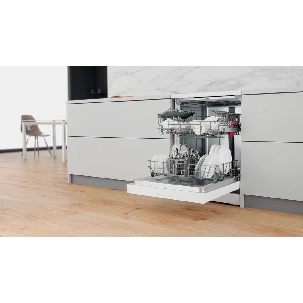 Whirlpool W2F HD624 fehér, programok száma: 9, szabadonálló, 14 terítékes mosogatógép (Újszerű)