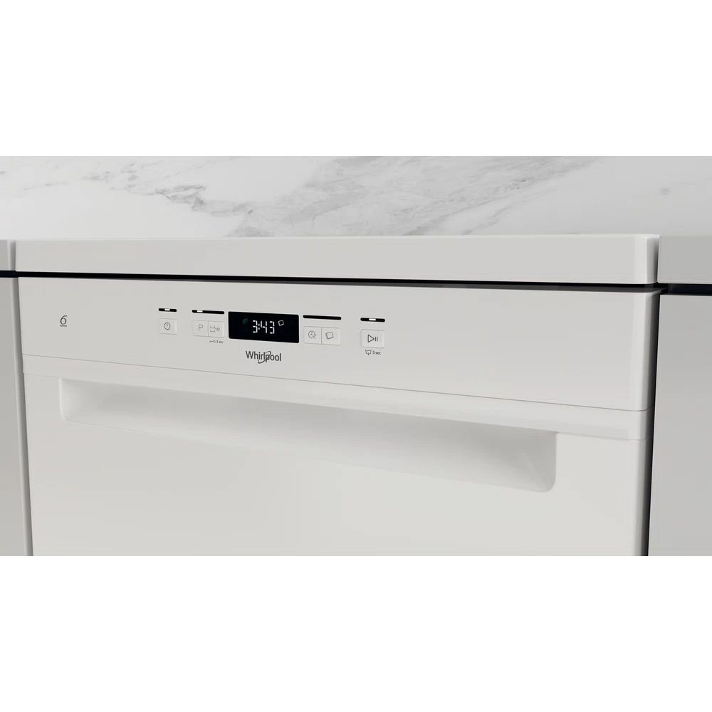 Whirlpool W2F HD624 fehér, programok száma: 9, szabadonálló, 14 terítékes mosogatógép (Újszerű)