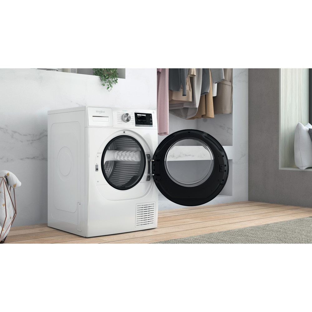 Whirlpool W6 D94WB EE fehér, 9 kg, hőszivattyús, szárítógép