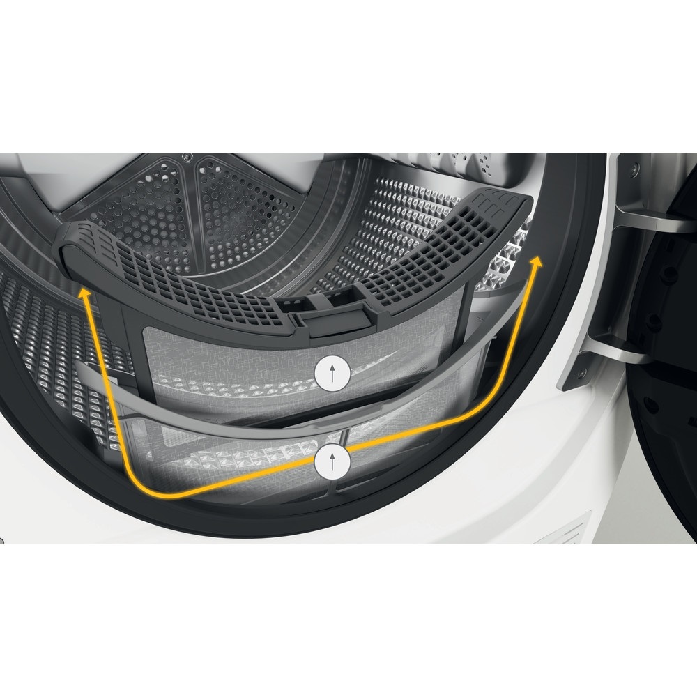 Whirlpool W6 D94WB EE fehér, 9 kg, hőszivattyús, szárítógép