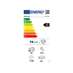 Whirlpool W7F HS41 szabadonálló mosogatógép