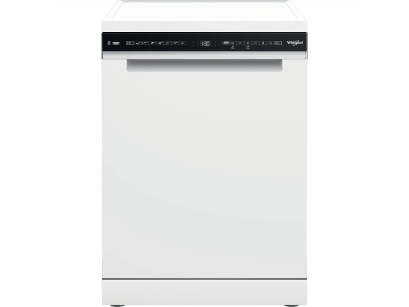 Whirlpool W7F HS51 fehér, programok száma: 8, szabadonálló, 15 terítékes mosogatógép 