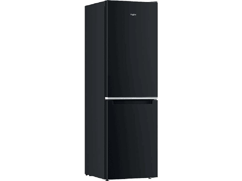 Whirlpool W7X 82I K fekete, alulfagyasztós, Hűtő:231L, Fagyasztó:104L, hűtőszekrény
