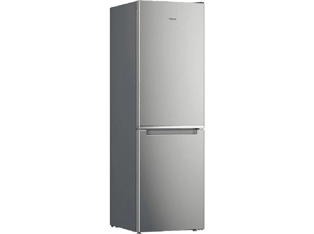 Whirlpool W7X 82I OX inox, alulfagyasztós, Hűtő:231L, Fagyasztó:104L, No frost hűtőszekrény (Használt - A)