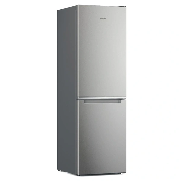 Whirlpool W7X 82I OX inox, alulfagyasztós, Hűtő:231L, Fagyasztó:104L, No frost hűtőszekrény (Használt - A)