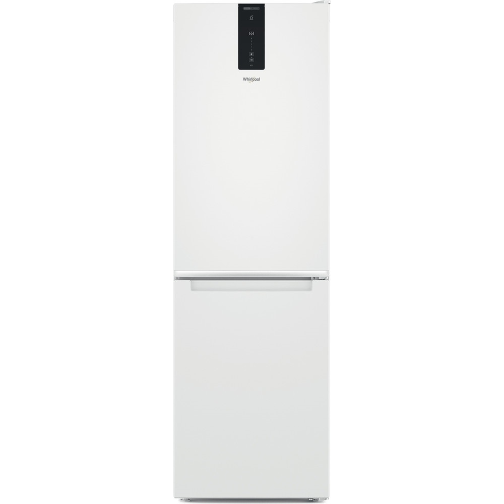 Whirlpool W7X 82O W fehér, alulfagyasztós, Hűtő:248L, Fagyasztó:130L, No frost hűtőszekrény
