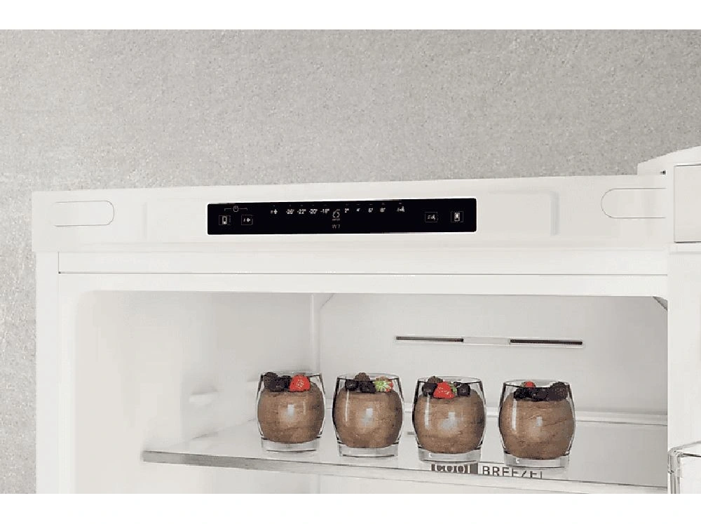 Whirlpool W7X 83A W fehér, alulfagyasztós, Hűtő:231L, Fagyasztó:104L, No frost hűtőszekrény (Újszerű)