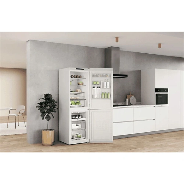 Whirlpool W7X 83A W fehér, alulfagyasztós, Hűtő:231L, Fagyasztó:104L, No frost hűtőszekrény (Újszerű)