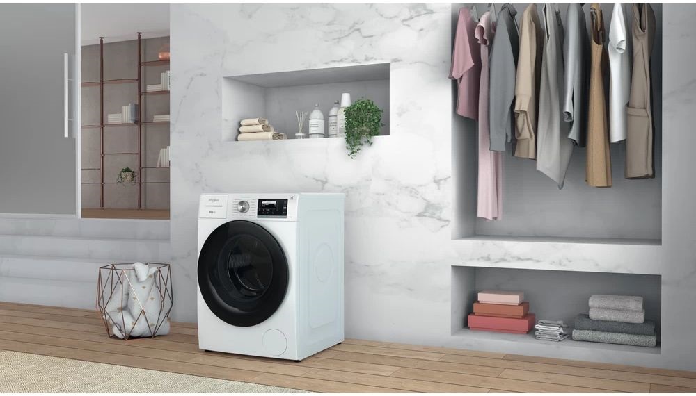Whirlpool W7X 89 SILENCE EE fehér, elöltöltős, max.1400ford., 8 kg, mosógép