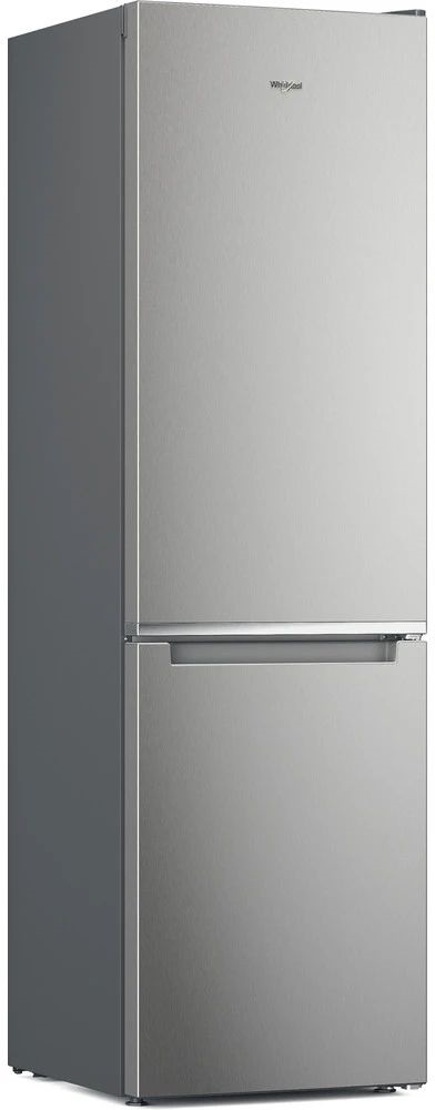 Whirlpool W7X 92I OX inox, alulfagyasztós, Hűtő:263L, Fagyasztó:104L, No frost hűtőszekrény