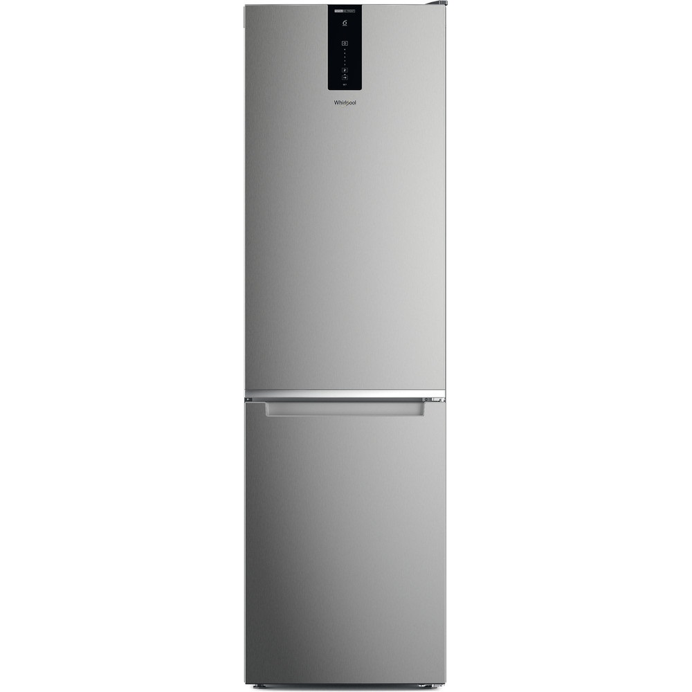 Whirlpool W7X 92O OX inox, alulfagyasztós, Hűtő:263L, Fagyasztó:104L, No frost hűtőszekrény