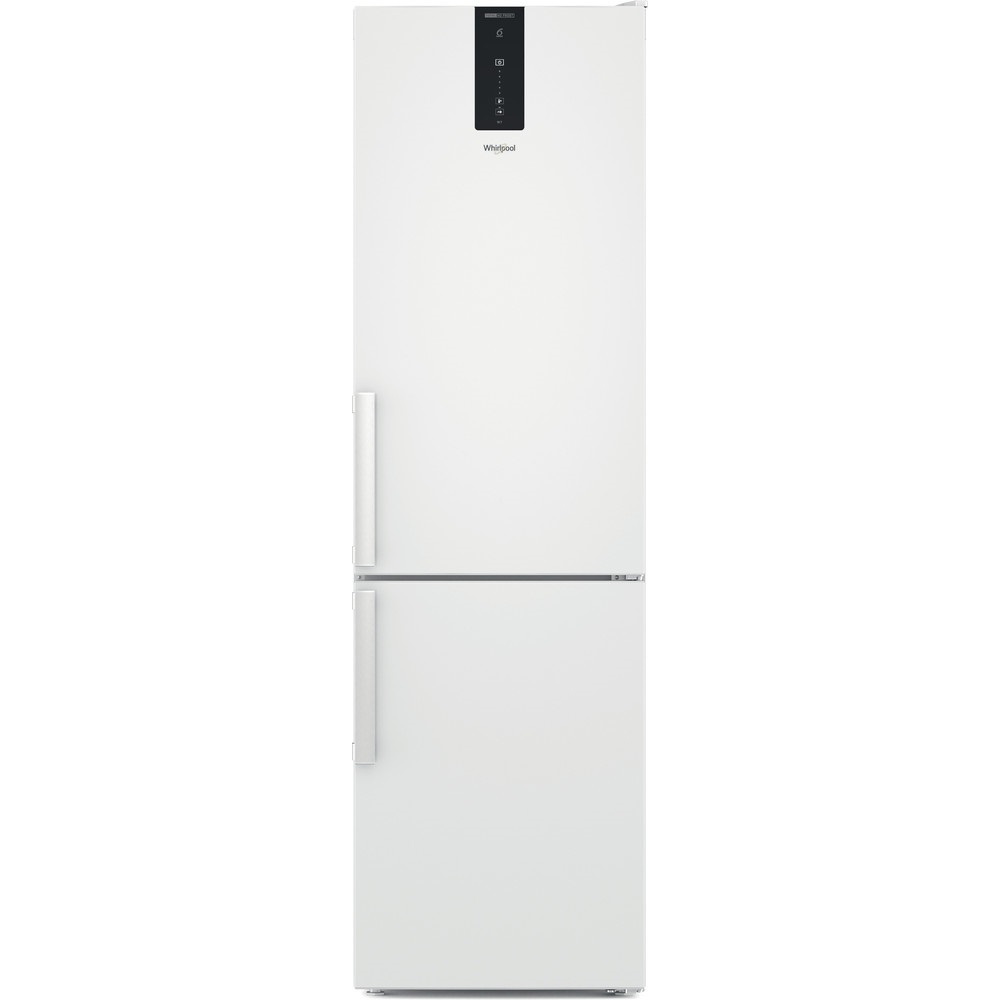 Whirlpool W7X 92O W H fehér, alulfagyasztós, Hűtő:263L, Fagyasztó:104L, No frost hűtőszekrény