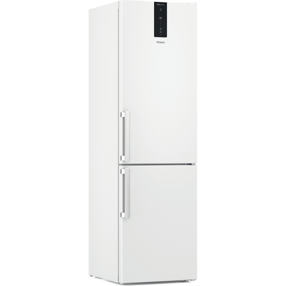 Whirlpool W7X 92O W H fehér, alulfagyasztós, Hűtő:263L, Fagyasztó:104L, No frost hűtőszekrény