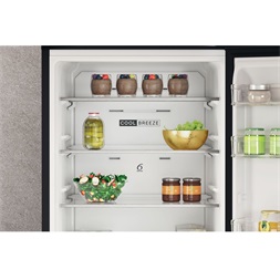 Whirlpool W7X 93A K fekete alulfagyasztós hűtőszekrény (Újszerű)