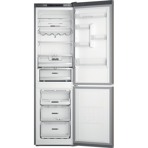 Whirlpool W7X 94A OX inox alulfagyasztós hűtőszekrény (Használt - B)