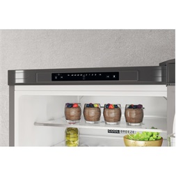 Whirlpool W7X 94A OX inox alulfagyasztós hűtőszekrény (Használt - B)