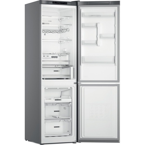 Whirlpool W7X 94A OX inox alulfagyasztós hűtőszekrény (Használt - B)