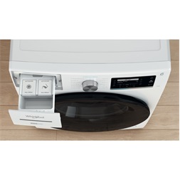 Whirlpool W7X W845WB EE fehér, elöltöltős, max.1400ford., 8 kg, mosógép (Újszerű)
