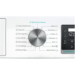 Whirlpool W7X W845WB EE fehér, elöltöltős, max.1400ford., 8 kg, mosógép (Újszerű)