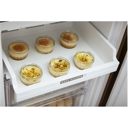 Whirlpool W7 821O K fekete, alulfagyasztós, Hűtő:239L, Fagyasztó:104L, Total No frost hűtőszekrény