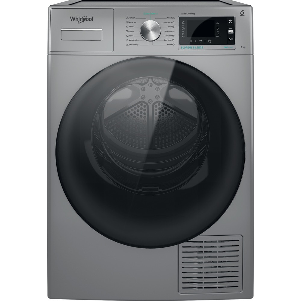 Whirlpool W7 D93SB EE fehér, 9 kg, hőszivattyús, szárítógép