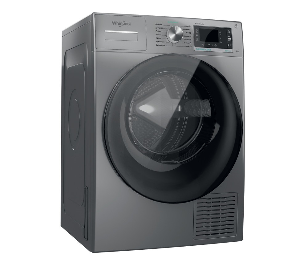 Whirlpool W7 D93SB EE fehér, 9 kg, hőszivattyús, szárítógép