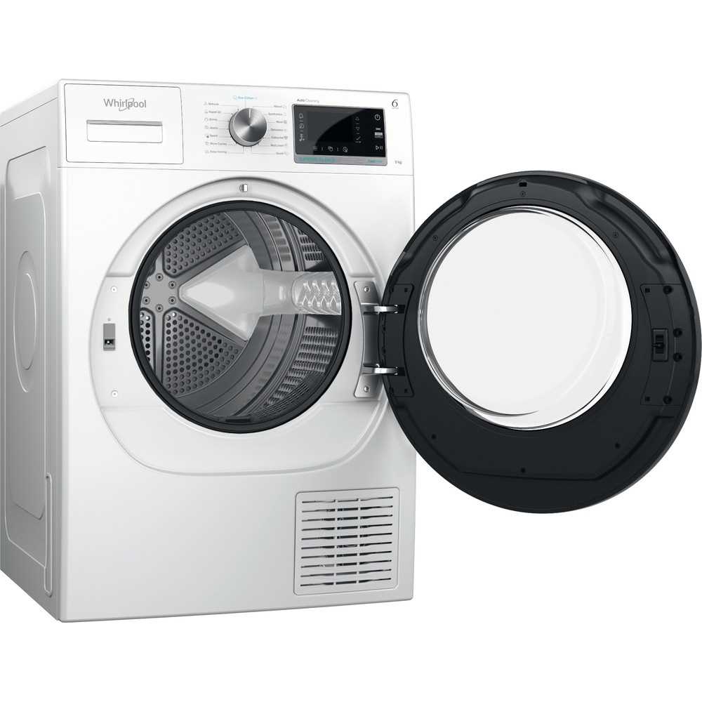 Whirlpool W7 D94WB EE fehér, 9 kg, hőszivattyús, szárítógép
