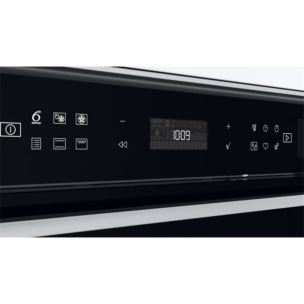 Whirlpool W7 OS4 4S1 P BL fekete beépíthető sütő